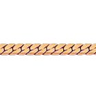 Цепочка, плетение "Панцирное ленточное" из красного золота 585 пробы