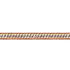 Цепочка, плетение "Снейк" из красного золота 585 пробы